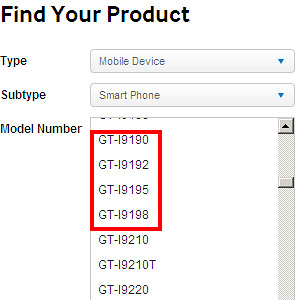 Samsung Galaxy S IV mini