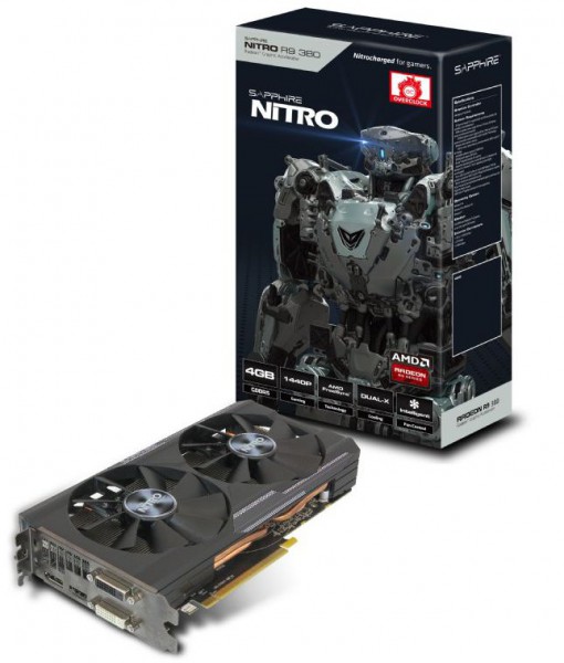 Sapphire Nitro R9 380 4G D5