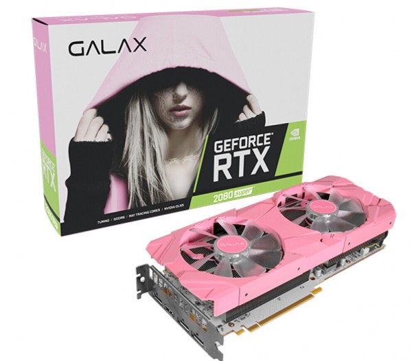 GALAX GeForce RTX 2070 Super EX Pink Edition, RTX 2080 Super EX Pink Edition