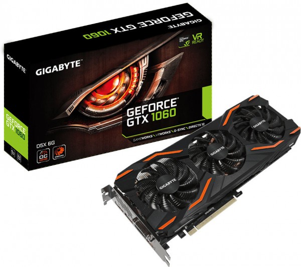 Gigabyte GTX 1060 6 GB D5X WindForce