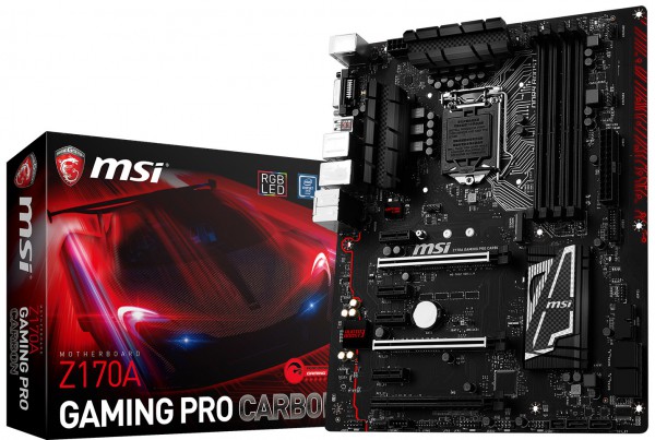 MSI Z170A Gaming Pro Carbon Edition