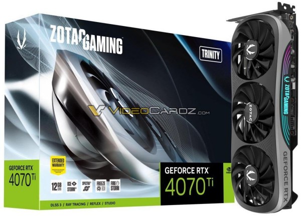 ZOTAC GeForce RTX 4070 Ti Trinity OC