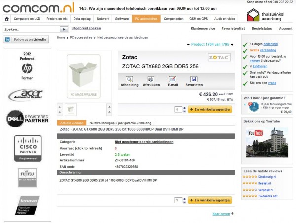 Zotac GeForce GTX 680