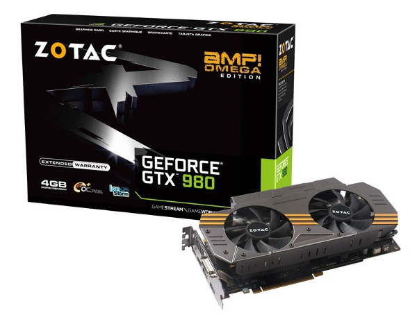 Zotac GeForce GTX 980 AMP! Omega Edition