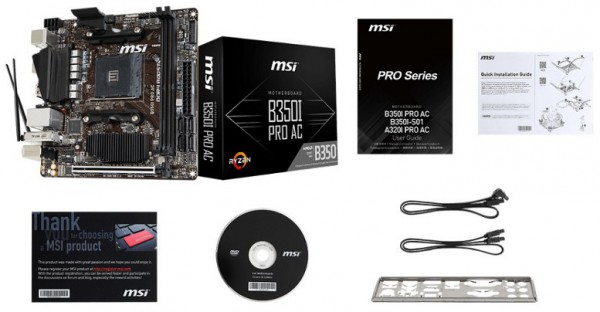 MSI B350I PRO AC