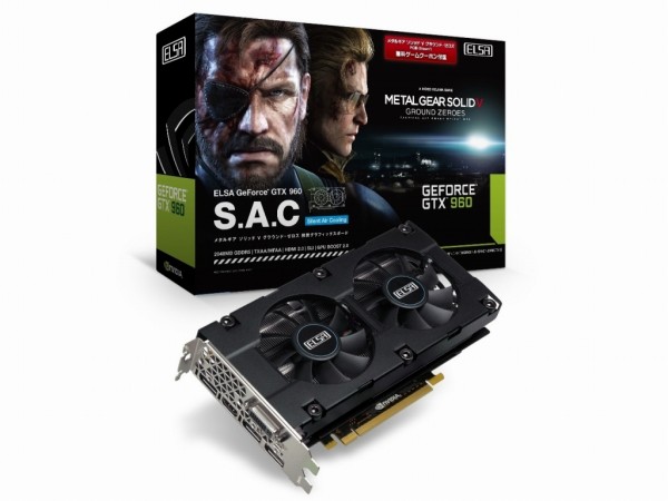 ELSA GeForce GTX 960 SAC Metal Gear Solid V: Ground Zero edition