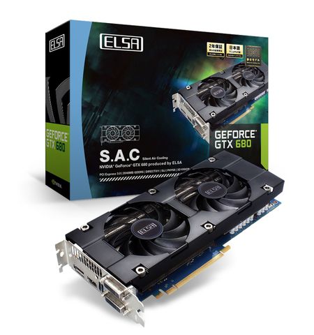Видеокарта GeForce GTX 680 S.A.C
