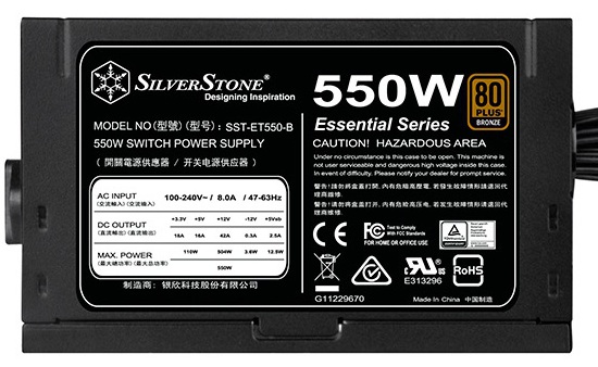 SilverStone SST-ET650-B 