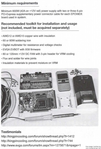 EVGA EPower Board