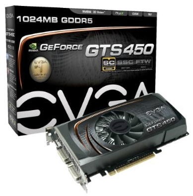 Видеокарта EVGA GTS 450 SuperClocked