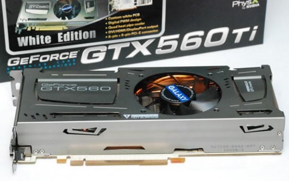 Видеокарта KFA2 GeForce GTX 560 Ti White Edition