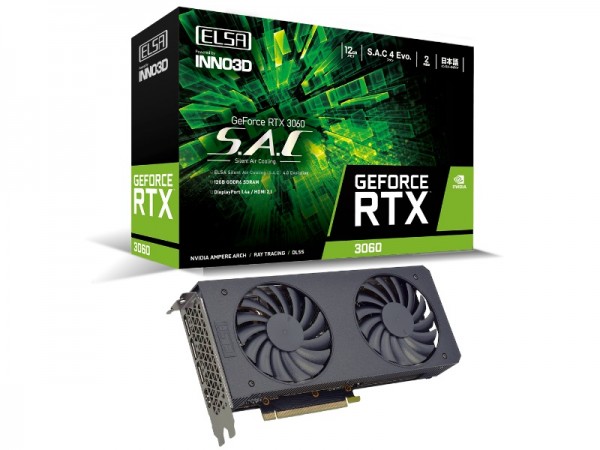 ELSA GeForce RTX 3060 SACL