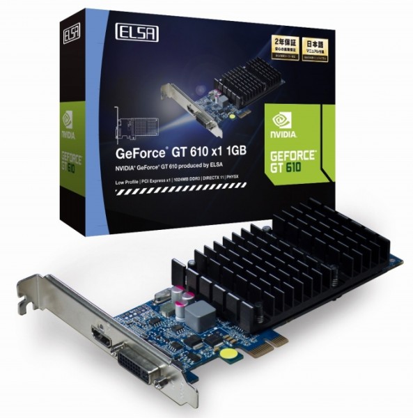 ELSA GeForce GT 610 x1 1GB