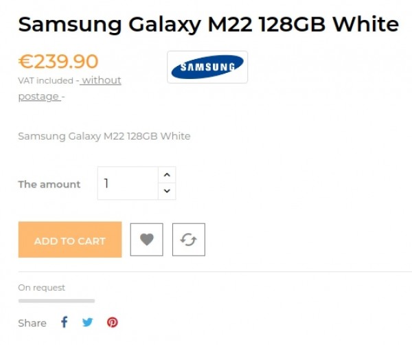 Samsung Galaxy M22