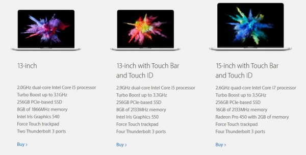Apple MacBook Pro 2016