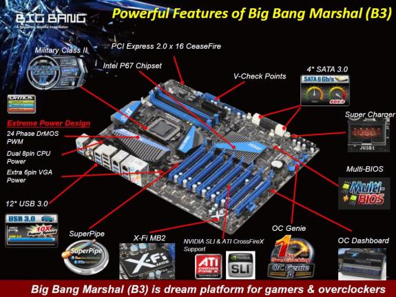 Материнская плата MSI Big Bang Marshall