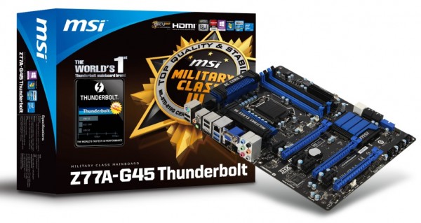 MSI Z77A-G45 Thunderbolt