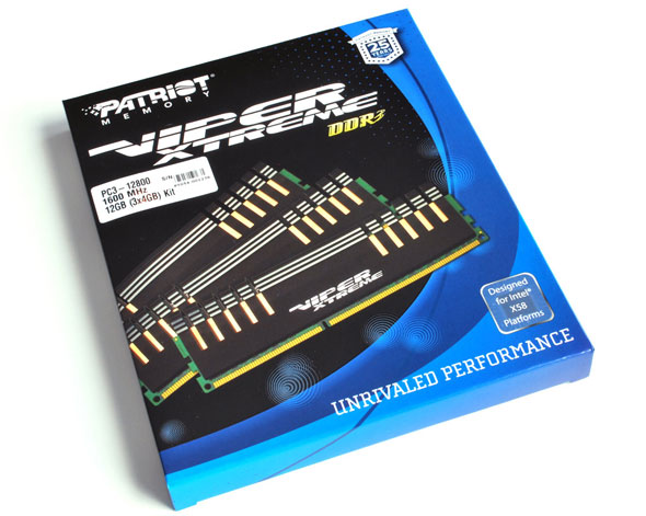 Память Patriot Memory Viper Xtreme DDR3-1600 12 ГБ