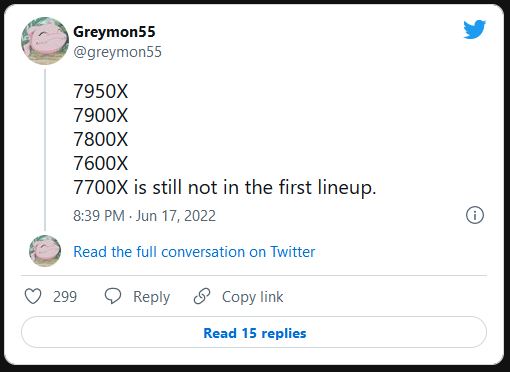 AMD Ryzen 9 7950X, Ryzen 9 7900X, Ryzen 7 7800X, Ryzen 5 7600X