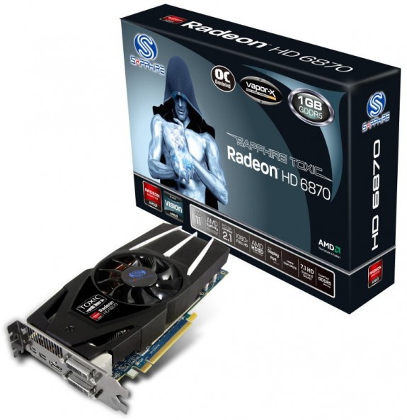 Видеокарта Sapphire Radeon HD 6870 Toxic