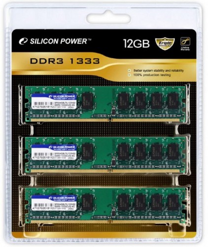 Набор оперативной памяти Silicon Power DDR3-1333 12 ГБ