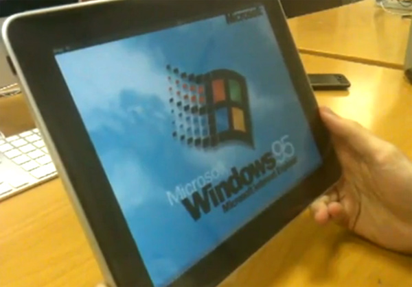Windows 95 на Apple iPad