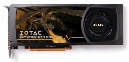 Видеокарта Zotac GeForce GTX 570 AMP! Edition