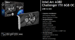 ASRock Arc A380 Challenger ITX OC