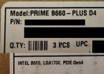 ASUS PRIME B660-PLUS D4