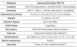 Samsung Portable SSD T5