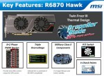 Видеокарта MSI R6870 Hawk