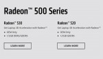 Radeon 530, Radeon 520