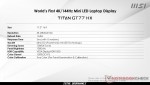 MSI TITAN GT77 2023